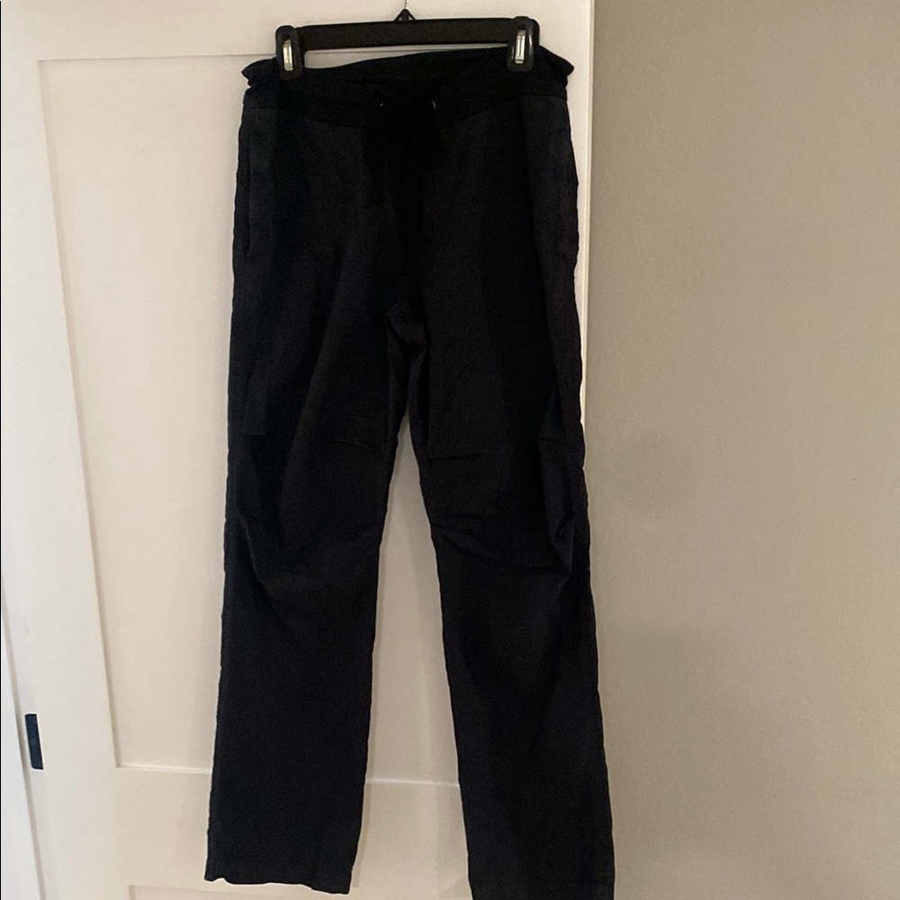 James Perse Black Cargo Pants Straight-Leg
